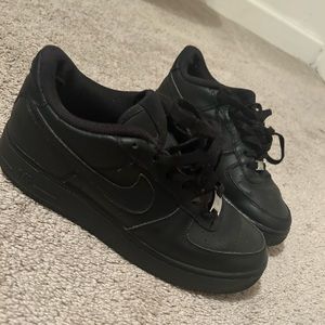 black Air force 1s